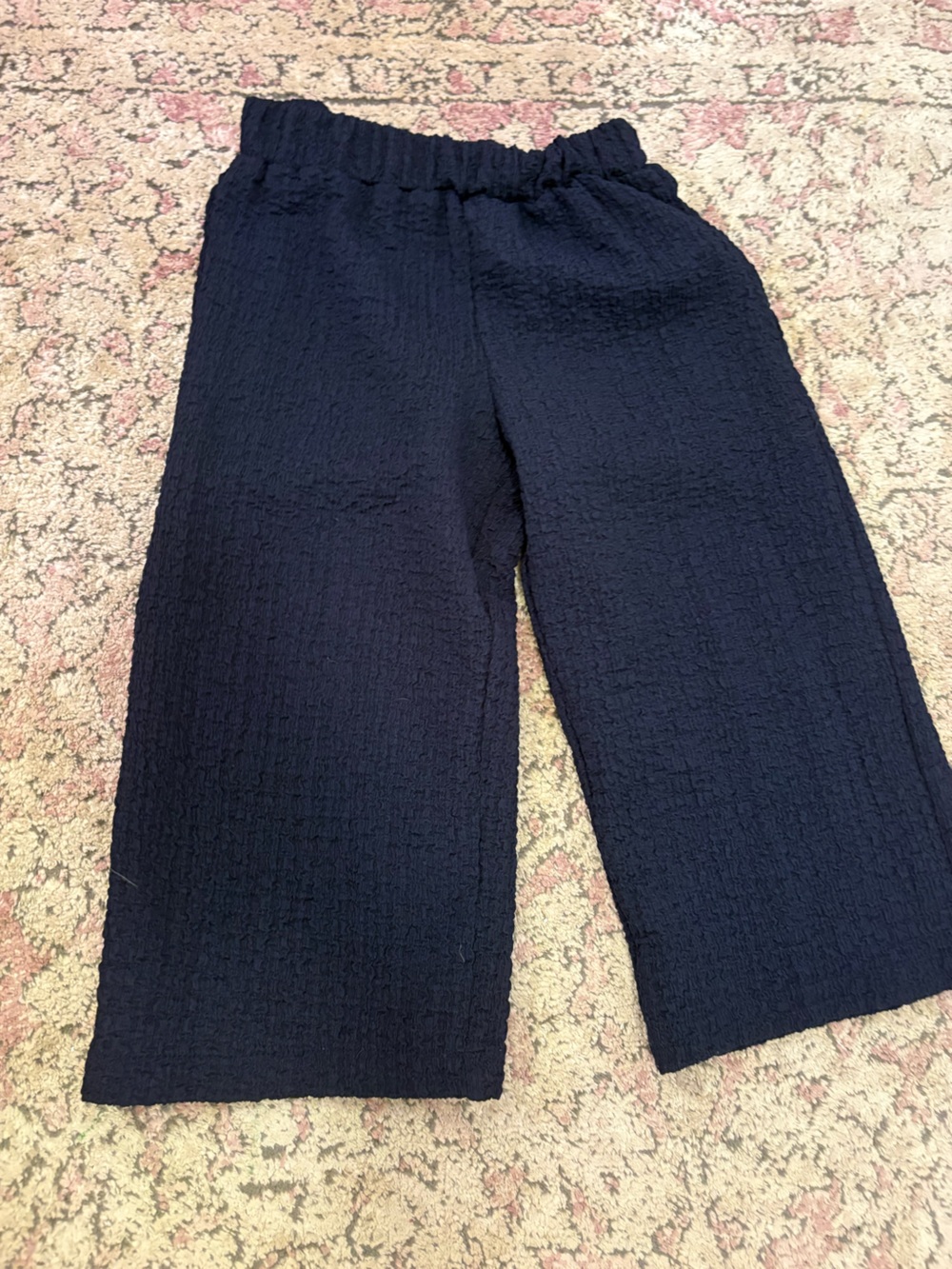 H&M Navy Textured Kids Bottoms